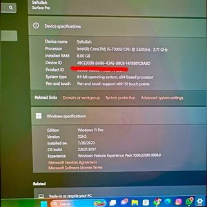 Laptop Microsoft surface 4 Brand